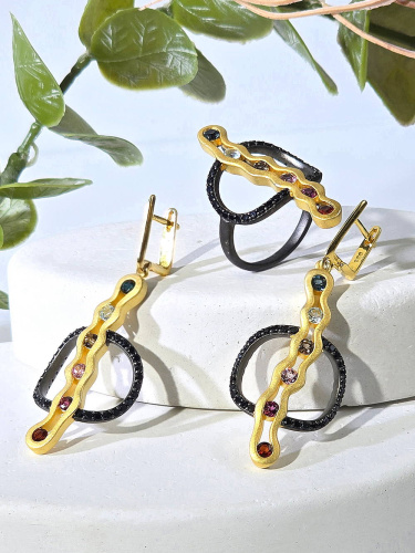 Серебряные серьги